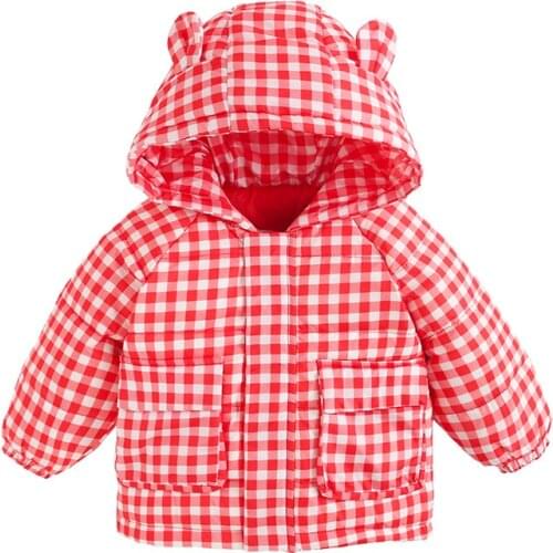 2021New Fashion Children Jacket Outerwear Boy and Girl Autumn Warm Down Hooded Coat Children Parka Kids Winter Jacket
