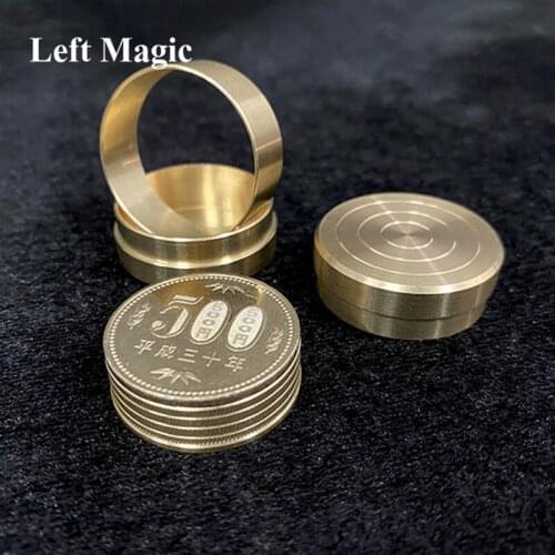 Dynamic Coins (Japan 500 Yen) Magic Tricks Magician Coins Disappearing Close Up Street Illusion Gimmick Mentalism Magia Toy New