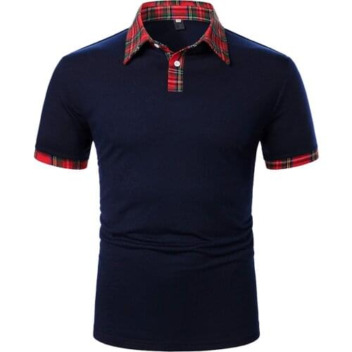 Classic Matching Men Polo Shirt Mens Summer Lapel Short Sleeve Polo Shirts Camisa Polos Streetwear Fashion Men Top Plus Size