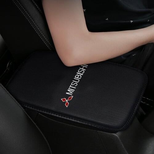 1pc Car Armrest Mat Interior Auto Armrests Storage Box Mats for Mitsubishi asx outlander xl 3 lancer pajero 4 l200 Lancer EX Pa