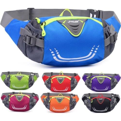 Bicycle Riding Running Chest Bag Fishing Hiking One Shoulder Outdoor Waist Bag Water Bottle Storage Gym Sports Fitness Equipment