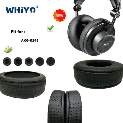 Replacement Ear Pads for AKG K245 K 245 K-245 Headset Parts Leather Cushion Velvet Earmuff Headset Sleeve Cover