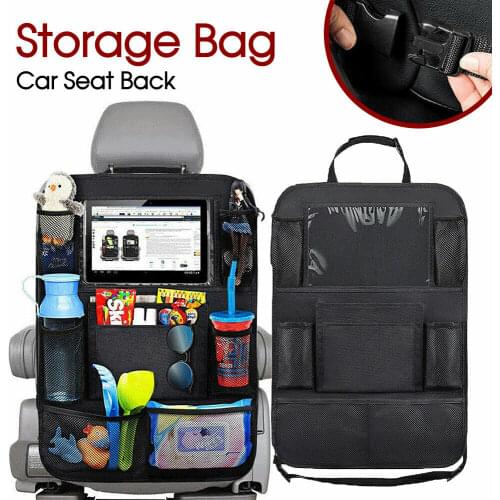 Car Back Seat Organiser Travel Storage Bag Organizer iPad Holder Pocket Tablet Holder Storage Organizer