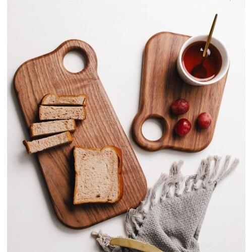 Chopping boards Solid wood cutting board black walnut pizza board whole wood steak bread board cutting vegetables fruit