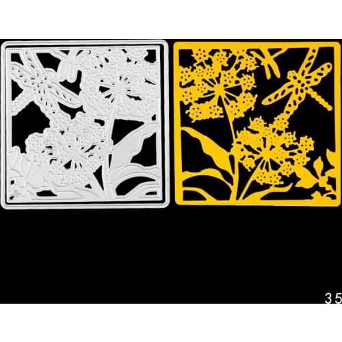 DIY Hollow Flowers and Plants cutting dies stencils embossing card for scrapbooking card album decorative metal crafts