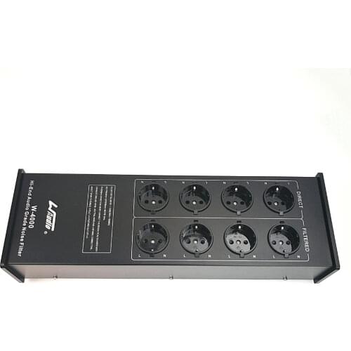 WAudio W-4000 Audio Noise AC Power Filter Power Conditioner Power Purifier Surge Protection with EU Outlets Power Strip