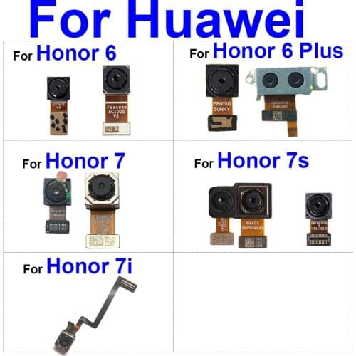 Rear Camera For Huawei Honor View 6 7 8 V8 8x 9 9i V9 10 V10 V20 Max Plus Lite Play Back Camera Main Camera Flex Cable Repair