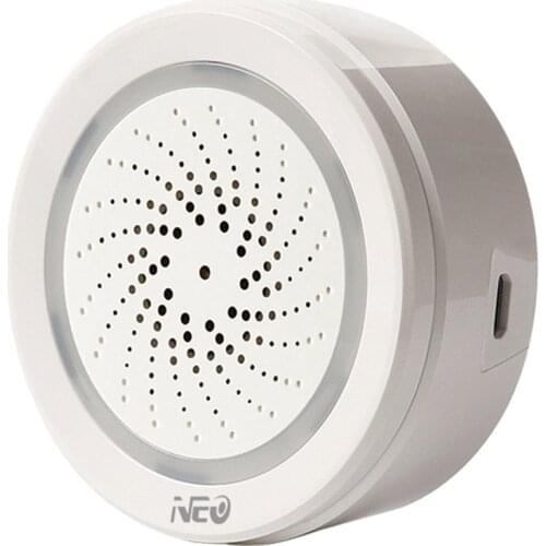 3 in 1 WiFi Siren Alarm with Temperature Humidity Sensor Wireless WiFi Siren Alarm Sensor Sound Tuya Smart App Control