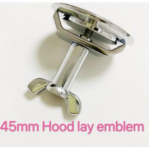 45mm Round Middle Hood Bonnet B Apple Tree Star Logo Car Styling Modified Badge