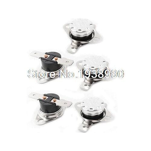 5 Pcs Thermostat Temperature Control Switch 45C Normal Open KSD301 250V 10A