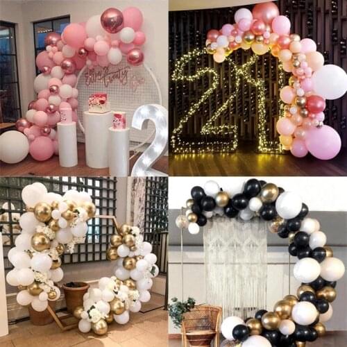 84Pcs/Set Valentines Day balloon Latex Arch Balloon Chain Party Wall Decor Birthday Party Wedding Decorations Baby Shower Girls