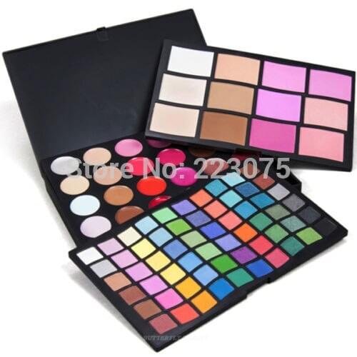 96 Colors Makeup Eyeshadow Concealer Lip Gloss Blusher Palette Cosmetic Set as Xmas gift