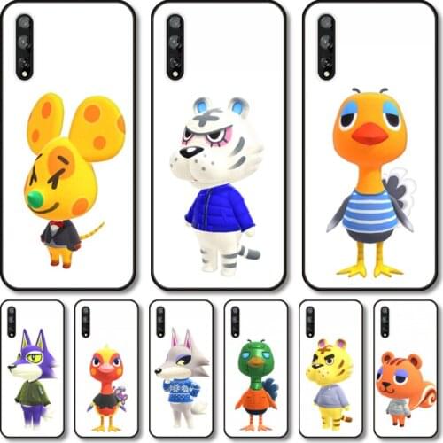 Lovely animals Phone Case For Huawei Y 5 6 7 8 9 A P S Pro 2020 2019 Black Shell Cover