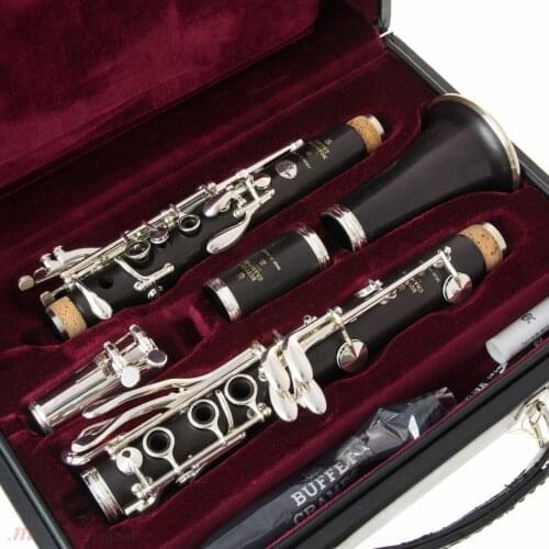 Professional Bb Clarinet RC PRESTIGE Ebony Clarinets Ebony Wood Silver Plating Key Musical Instruments Case Mouthpiece Reeds