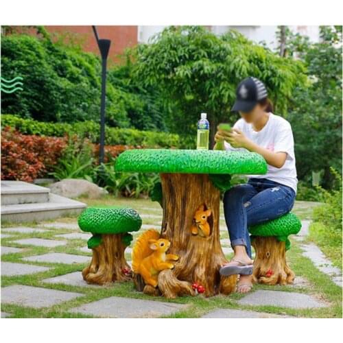 FRP decoration seat for outdoor/indoor parks,park equipment,plastic table and seats mall center