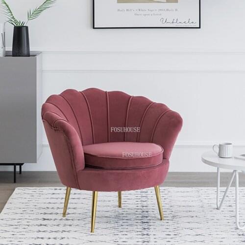 Petal Living Room Sofas Single Luxury Sofa Nordic Modern Minimalist Living Room Furniture Bedroom Art Makeup Chair Home Armchair