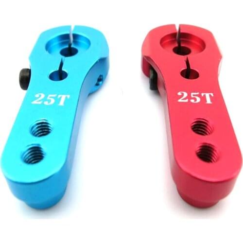 Hot sale high quality 1pcs 25T M3 Aluminium RC Servo Arm Horn Rocker for MG945 MG946R MG995 MG996R S3003 RC Servo