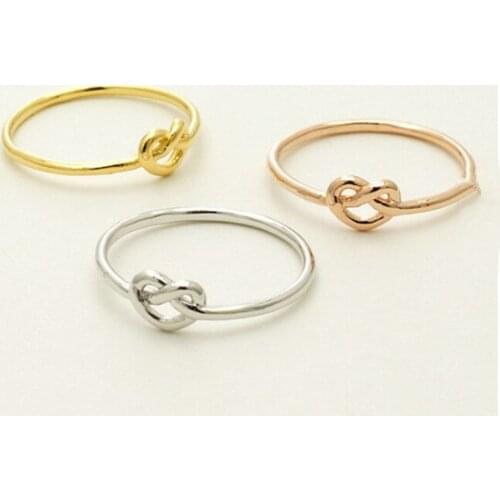 Simple fashion handmade heart-shaped ring love ring Hollow out heart ring line modeling ring