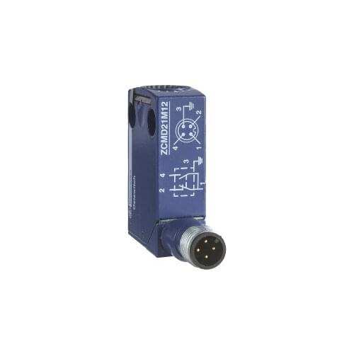 ZCMD21C12 Limit switch body ZCMD - 1NC+1NO - silver - snap action - connection - M12