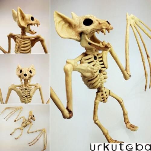 Bone Bat Skeleton Halloween Prop Horror Undead Rodent Decoration Vampire Hot New Halloween Bat Skeleton Home Store Decoration