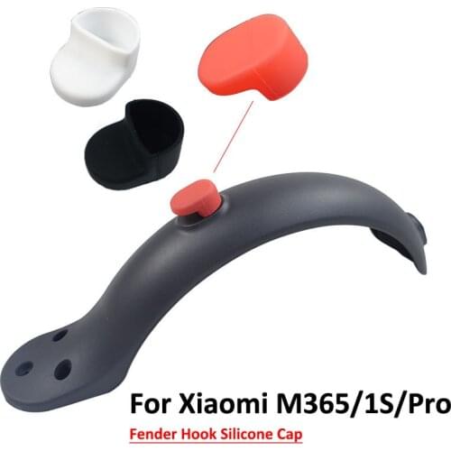 For Xiaomi M365 Electric Scooter Fender Hook Silicone Sleeve Mudguard Lightweight M365 Pro Rear Fender Hook Sleeve Buckle Cap