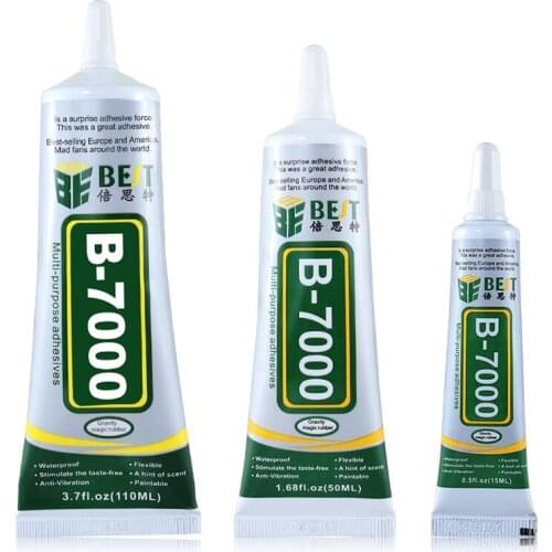 BEST B7000 Adhesive Uv Glue for Smartphone Crystal Jewelry Craft DIY Cell Phone Glass Touch Screen Repair