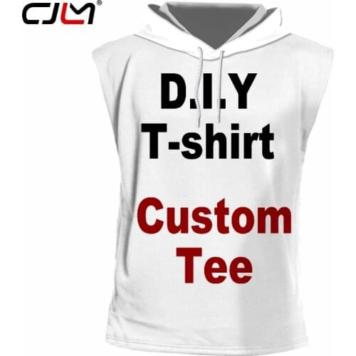 3D Print Diy Custom Design Hooded Tank Top Hip Hop Streetwear Zip Sweatshirt Drop Shipper Wholesalers Suppliers For Drop Shipper