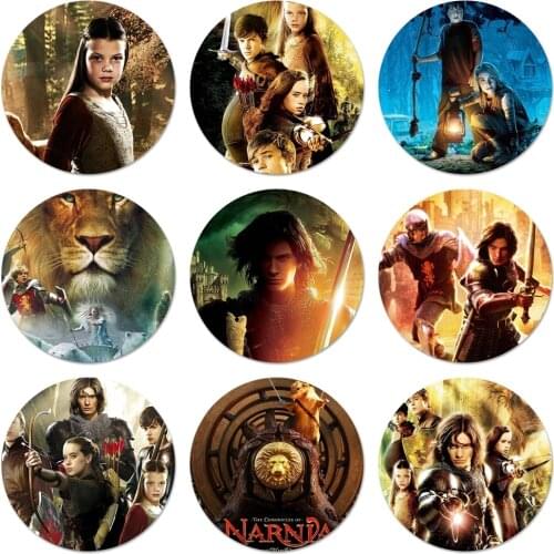 The Chronicles of Narnia Icons Pins Badge Decoration Brooches Metal Badges For Backpack Decoration