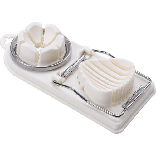 Multifunctional Egg Cutter Stainless Steel Fruit Cheese Slicer Wire Kitchen Accessories Slicing Gadgets Household Cooking Tools