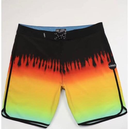 New style Men Bermuda Beach shorts Waterproof Quick Dry 4way stretch Swim Surf Fitness Boardshorts Trunks Man Phantom 2021 Style