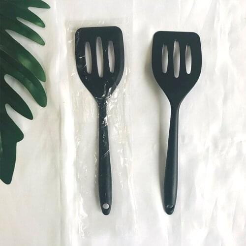 New Nonstick silicone slotted turners pot shovel cooking spatula fried shovel flexible frying pan turner spatula