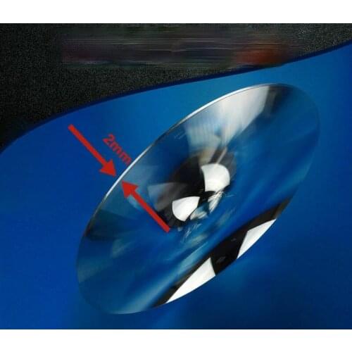 2PCS Diameter 120mm Optical Round PMMA Large Lens Fresnel Lens Solar Concentrator Magnifying Glass