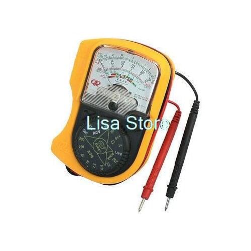 AC DC Voltage Current Resistance Analogue Multimeter w Testing Lead