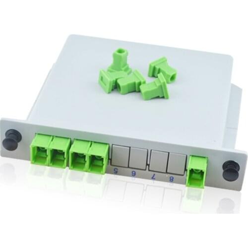 Cassette Insertion Type Fiber Optic Splitter Box 1x4 SC/APC