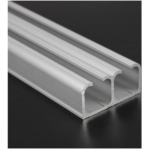 Sliding door Double track Hanging rail Thickening heavy Glass door Hang up door Slide way Chute wooden door 3 mm Thickness