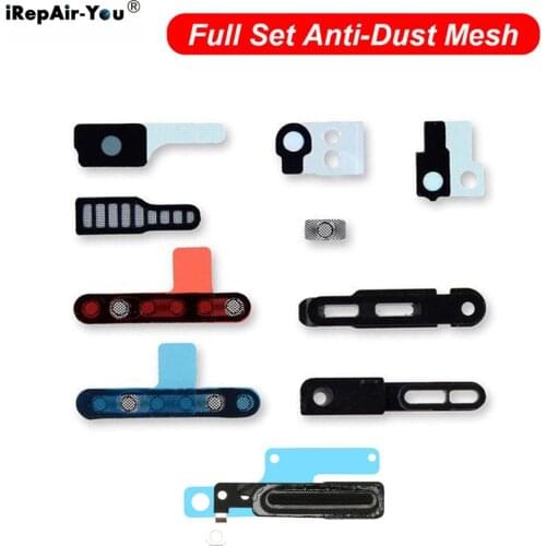 Full Set Dust Net Ear Speaker Loudspeaker Mic Mesh For iPhone 11 pro max X Xs Max Xr 6 6s 7 8 plus Anti Dust Screen Grill Mesh