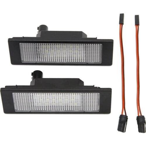 Led Number License Plate Lights Error Free License Number Plate Lamps Car Tail Light for BMW E81 E85 E86 E87 E87N E36 E36N