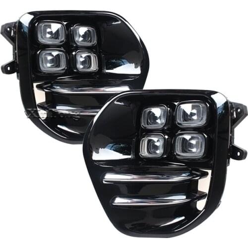 LED Fog Light Lamp Daytime Running Light Set For KIA Sportage QL kx5 2016 2017 2018 Auto Car White LED DRL Light For KIA KX5