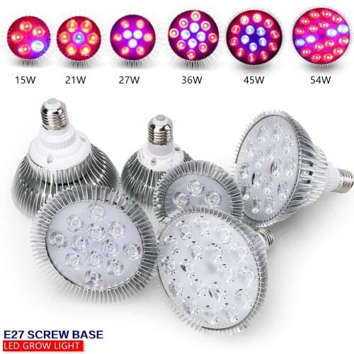 15W/21W/27W/36W/45W/54W LED Grow Light Phytolamp Growth Lamp Red+Blue LED Bulbs For flowers indoor plant hydroponic Led lighting