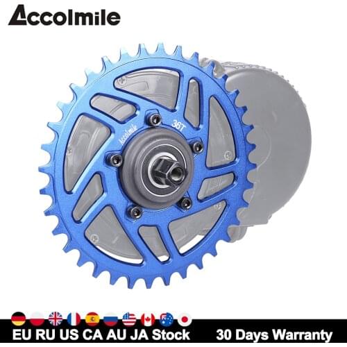 Bafang Replacement Bicycle Chainwheel 36T for BBS02B BBS02 BBS01B BBS01 Mid Drive Bike Motor 750W 500W 350W 250W Aluminium Alloy
