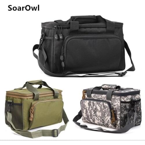 Waterproof Fishing Tackle Bag Portable Lures Kit Bag Shoulder Bag Outdoor Multifunctional Large Capacity Storage Bag for Fishing