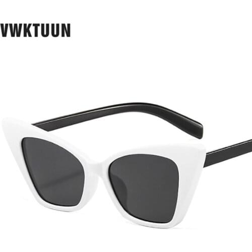 VWKTUUN Sunglasses Women 2020 Cat Eye Glasses UV400 Sunglasess Hip-hop Glasses Oversized Driver Shades for Women Sun glasses