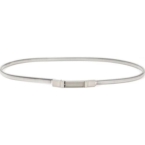 Women Punk Full Metal Mirror skinny Waist Belt 2019 Metallic Gold Plate 3cm Wide Chains Lady ceinture sashes for dresses RT77