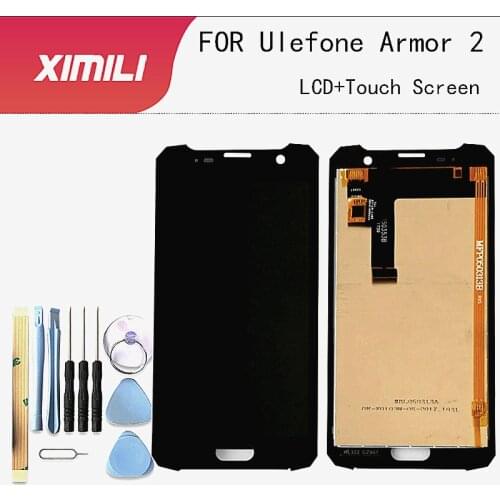 5.0 inch For Ulefone Armor 2 LCD Display Touch Screen Digitizer Assembly Repair Parts For Armor2 armor 2s smartphone +tools