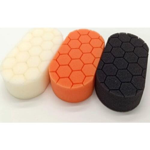 1 Pcs Car beauty special hand waxing hexagonal turtle pattern sponge pad cotton wheel detail polishing sponge Removes Scratches