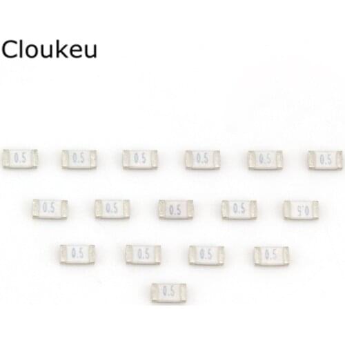 10Pcs JFC1206-0500FS Fast blow fuse SMD Disposable fuse 500ma 0.5A 72V