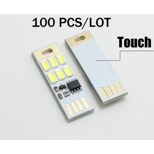 100 pieces/Lot Portable 5V Mini Lamp SMD 5730 USB Lampada LED Night Light outdoor camping