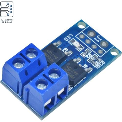 15A 400W MOS FET Trigger Switch Drive Module PWM Regulator Electronic Switch Motor Control Panel DC 5V 36V High Power Board