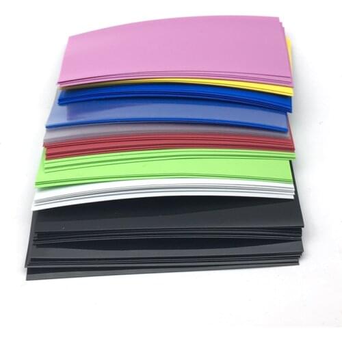 200Pcs 21700 Battery PVC Skin Sticker Shrinkable Wrap Cover Sleeve Heat Shrink Re-wrapping for Batteries Wrapper