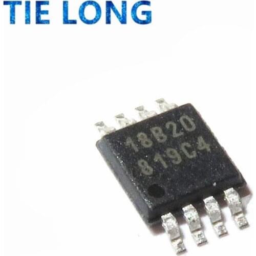 5pcs DS18B20U MSOP8 DS18B20 18B20 MSOP-8 18B20U SOP DS18B20U+T DS18B20U+TR